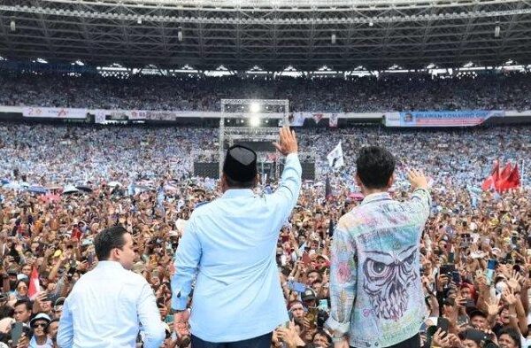 Prabowo Kaget Kampanye Pamungkas di GBK Dihadiri 600 Ribu Orang: Di Luar Perkiraan Kami