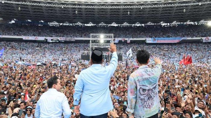 Prabowo Kaget Kampanye Pamungkas di GBK Dihadiri 600 Ribu Orang: Di Luar Perkiraan Kami