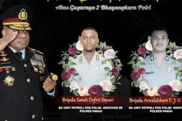 3 Jenazah Korban KKB di Paniai Tiba di Nabire, 2 Anggota Polisi & Seorang Warga Sipil