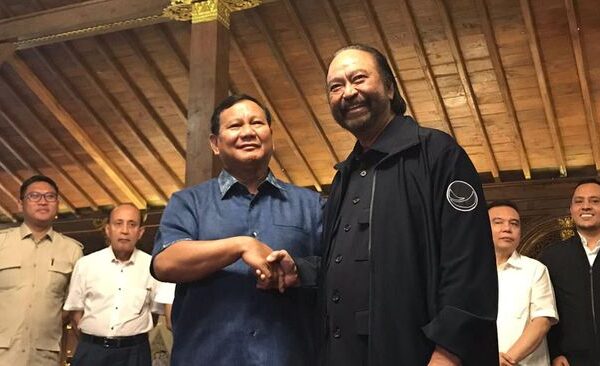 Prabowo dan Surya Paloh Bertemu di NasDem Tower, NasDem Pilih Cuek soal Kekecewaan Pendukung Anies