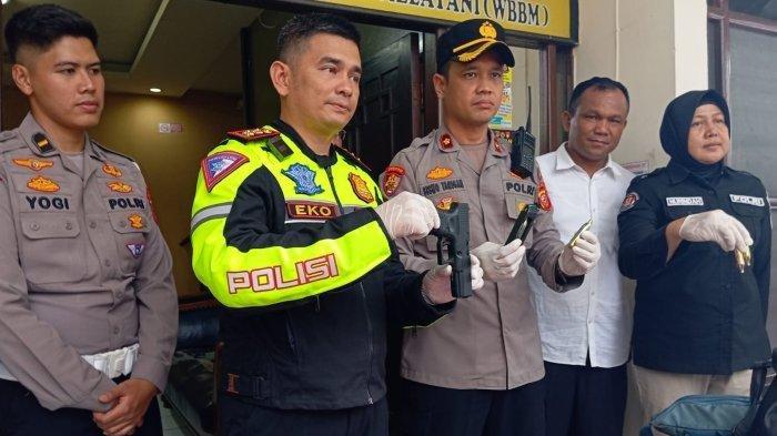 Polisi Temukan Psikotropika di Tas Koboi Jalanan yang Acungkan Airgun di Jalan Bancey Bandung