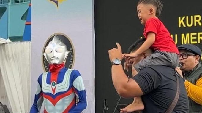 Mudik Pakai Kostum Ultraman dari Jakarta ke Purwodadi Jadi Cara Iqbal Lampiaskan Galau Putus Cinta