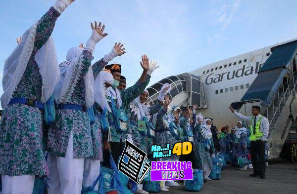 Ketepatan Waktu Penerbangan Haji di Embarkasi Padang Capai 100 Persen