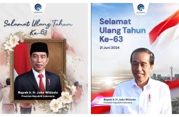 Sempat Dikira Kabar Duka, Desain Ucapan Ultah ke-63 Jokowi dari Kominfo Diganti