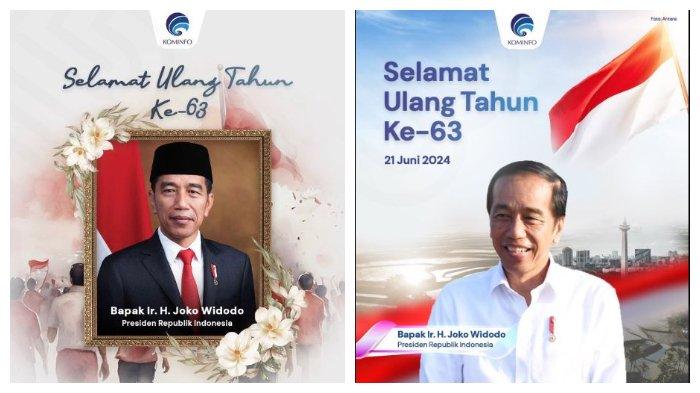 Sempat Dikira Kabar Duka, Desain Ucapan Ultah ke-63 Jokowi dari Kominfo Diganti