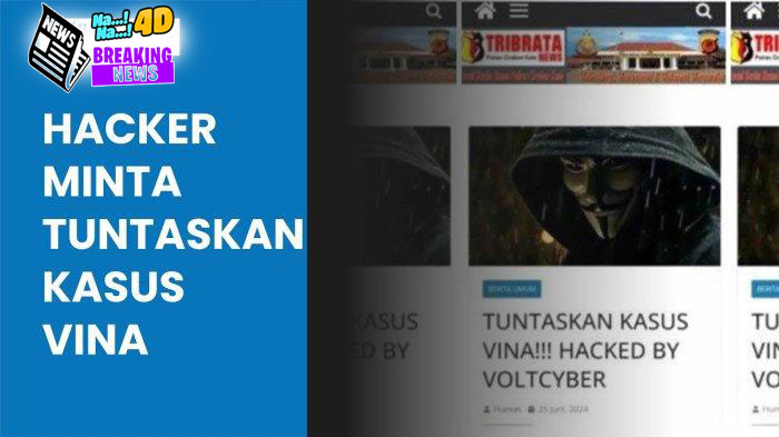 Hacker Kawal Kasus Vina, Website Polres Cirebon Kota Diretas Lagi: SITUS INI SUDAH AING PANTAU