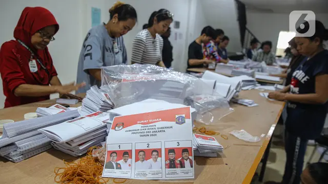 Komisi Pemilihan Umum (KPU) DKI Jakarta menemukan total surat suara yang kurang dan rusak untuk pemilihan gubernur dan wakil gubernur DKI Jakarta 2024 mencapai 51.234 lembar.