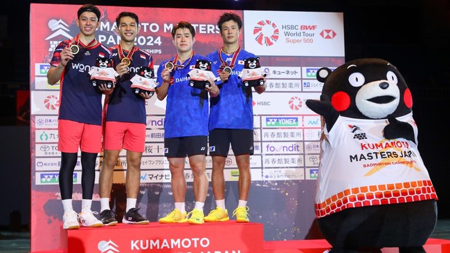 Jakarta, beritanana4d Indonesia -- Kekalahan Timnas Indonesia dari Jepang pada Kualifikasi Piala Dunia 2026 melecut semangat ganda putra badminton Indonesia, Fajar Alfian/Muhamamd Rian Ardianto, untuk merebut gelar juara Kumamoto Japan Masters 2024 